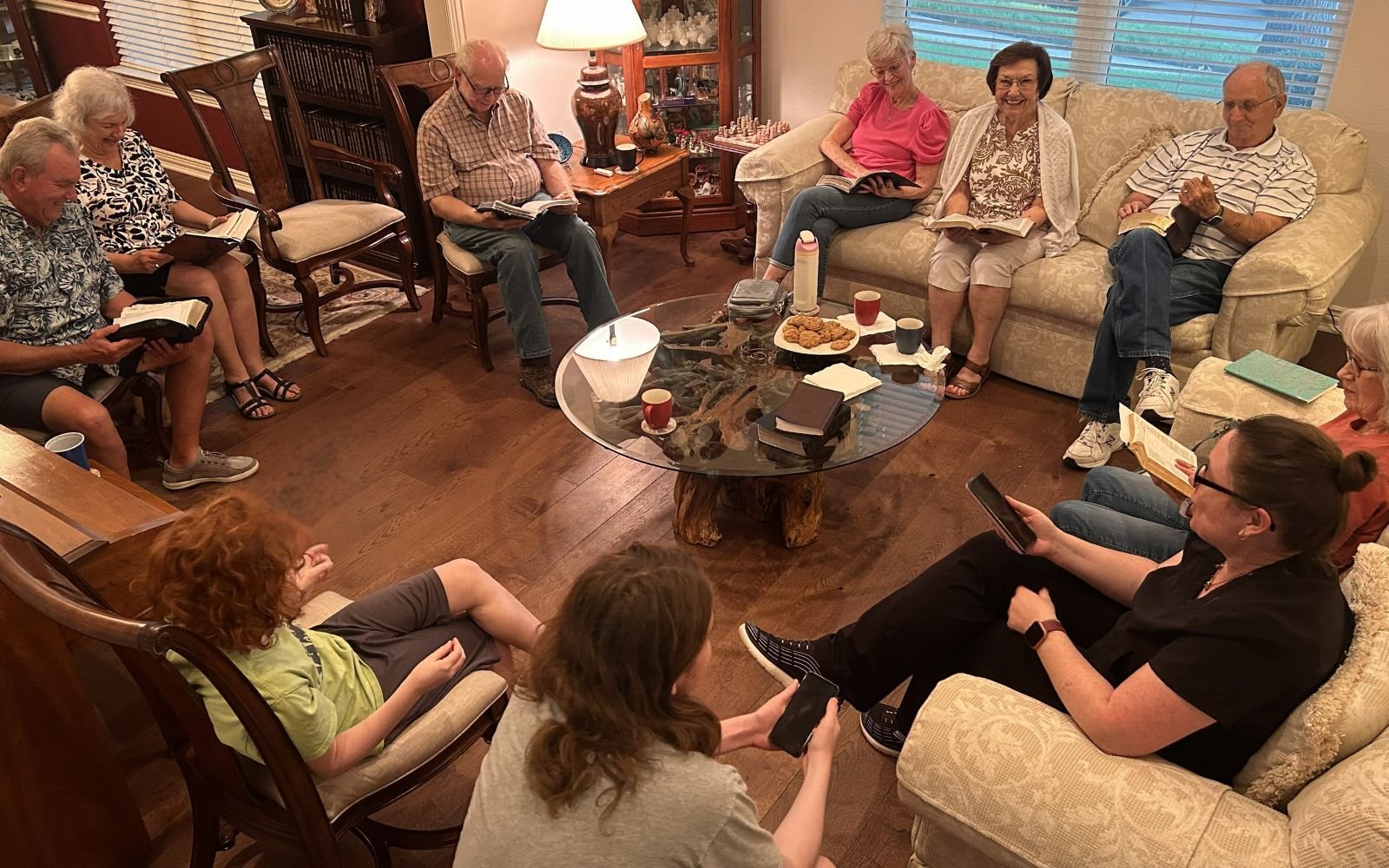 Connect Group Bible study at First Christian Church Allen