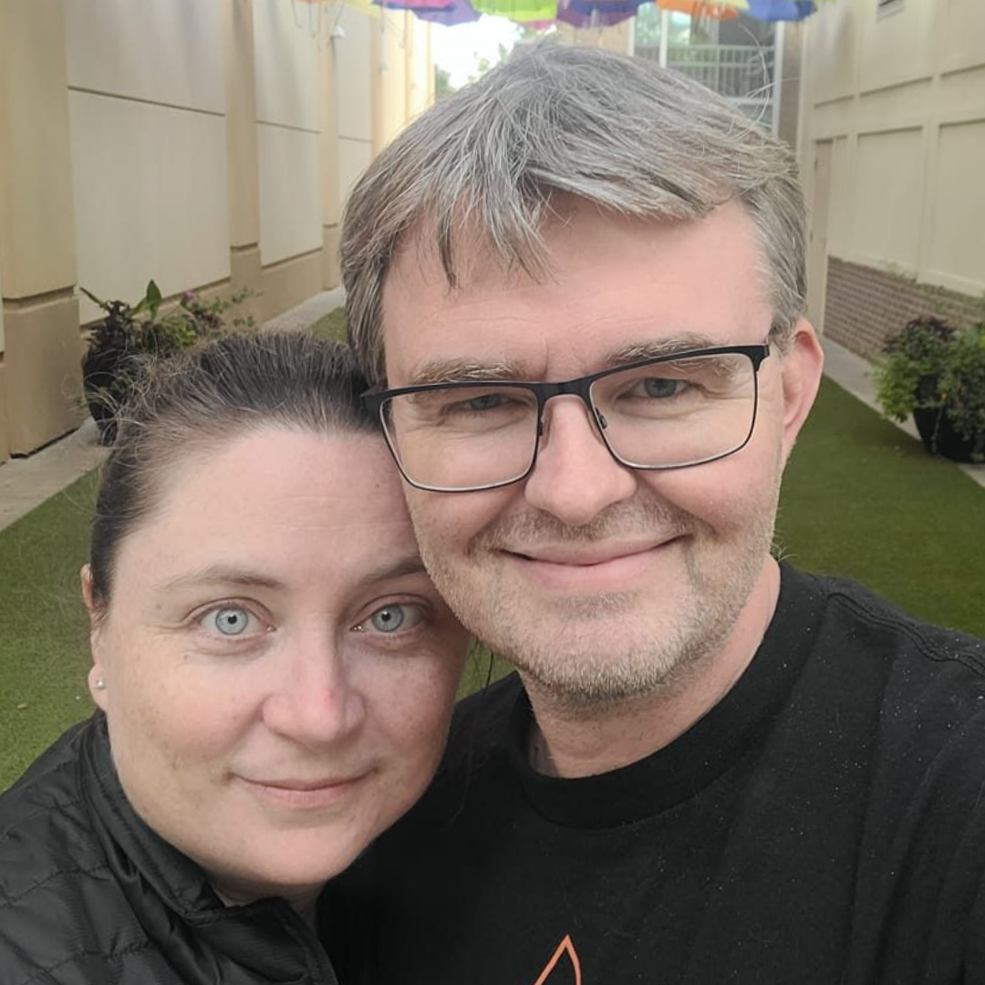Pastor Chris Fluitt and Sarah Fluitt of First Christian Church Allen